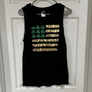 Modern Lux Black St. Patrick’s Day Muscle Tee